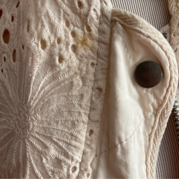 FP Daisy Jane Cotton Embroidered Bomber Jacket cottagecore grannycore boho - Picture 10 of 13